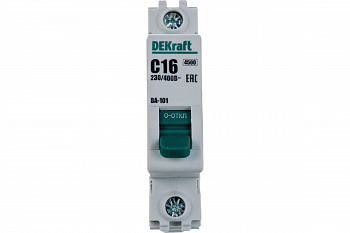 Выкл. автомат.1Р С16 ВА-101 11054DEK "DEKraft"