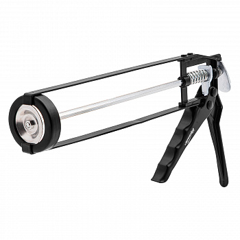 Пистолет для герметика, 310 мл, "скелетный" усиленный с фиксатором, 6-гранный шток 7 мм// Sparta